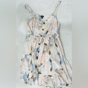 Torrid Floral Womens Dress in Pastel Hues